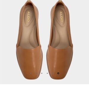 Aldo Women's Caraelia Brown Leather Loafer Flats